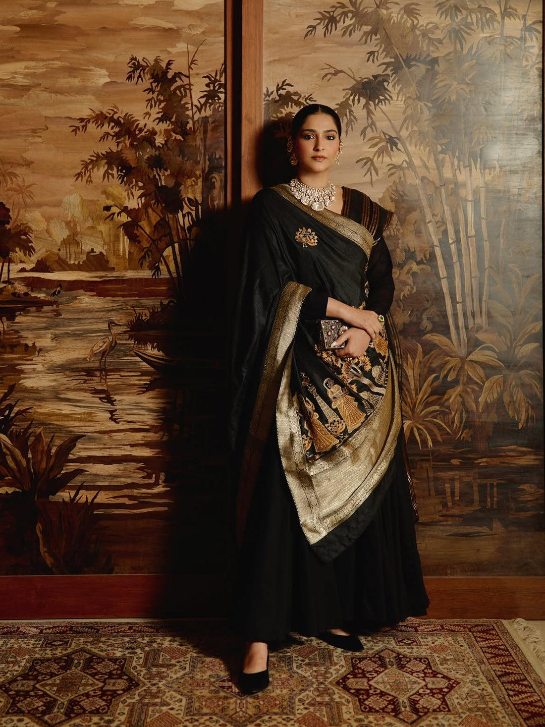 Tracing Sonam Kapoor’s relationship with India’s textile traditions.