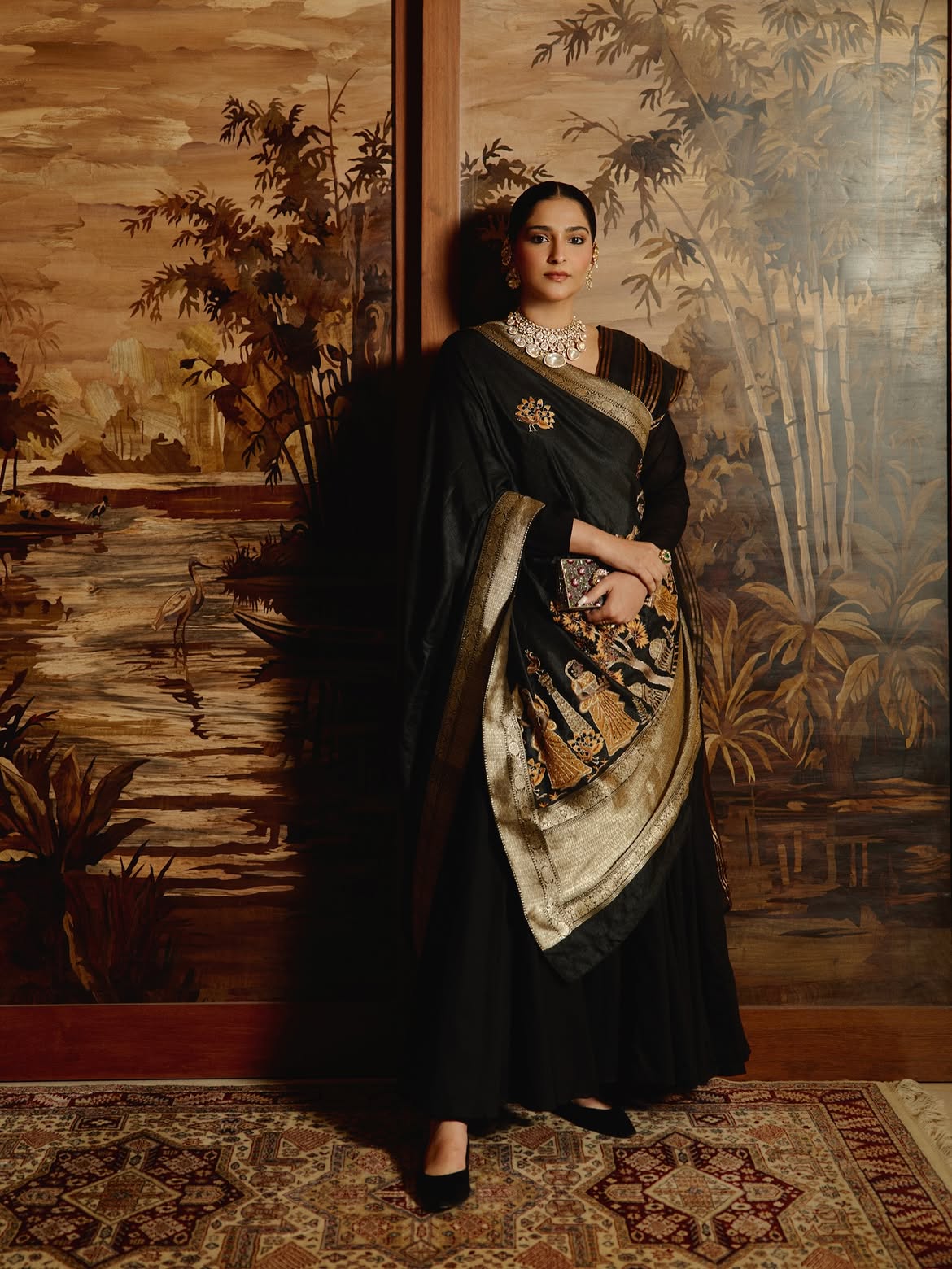 Tracing Sonam Kapoor’s relationship with India’s textile traditions.